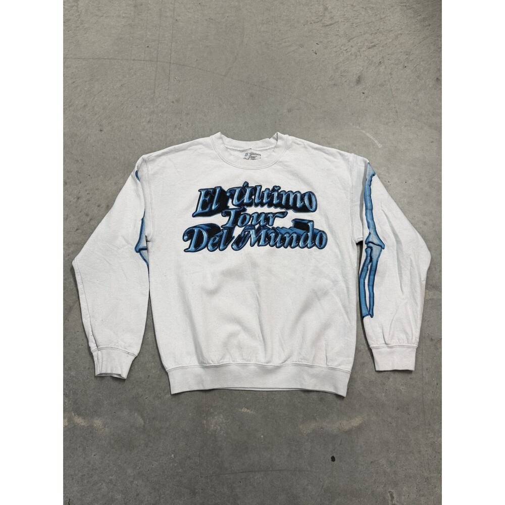 Bad Bunny El Ultimo Tour Del Mundo Merch Sweater Size M